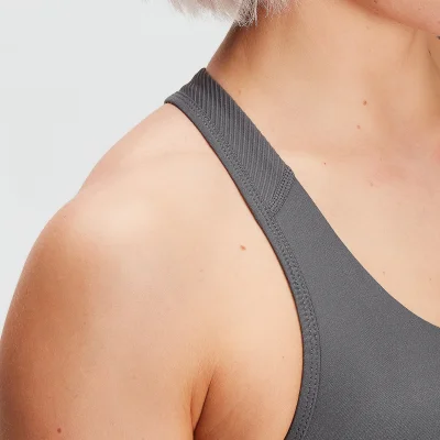 MP Women's Adapt Textured Sports Bra- Carbon - XXS Image 7