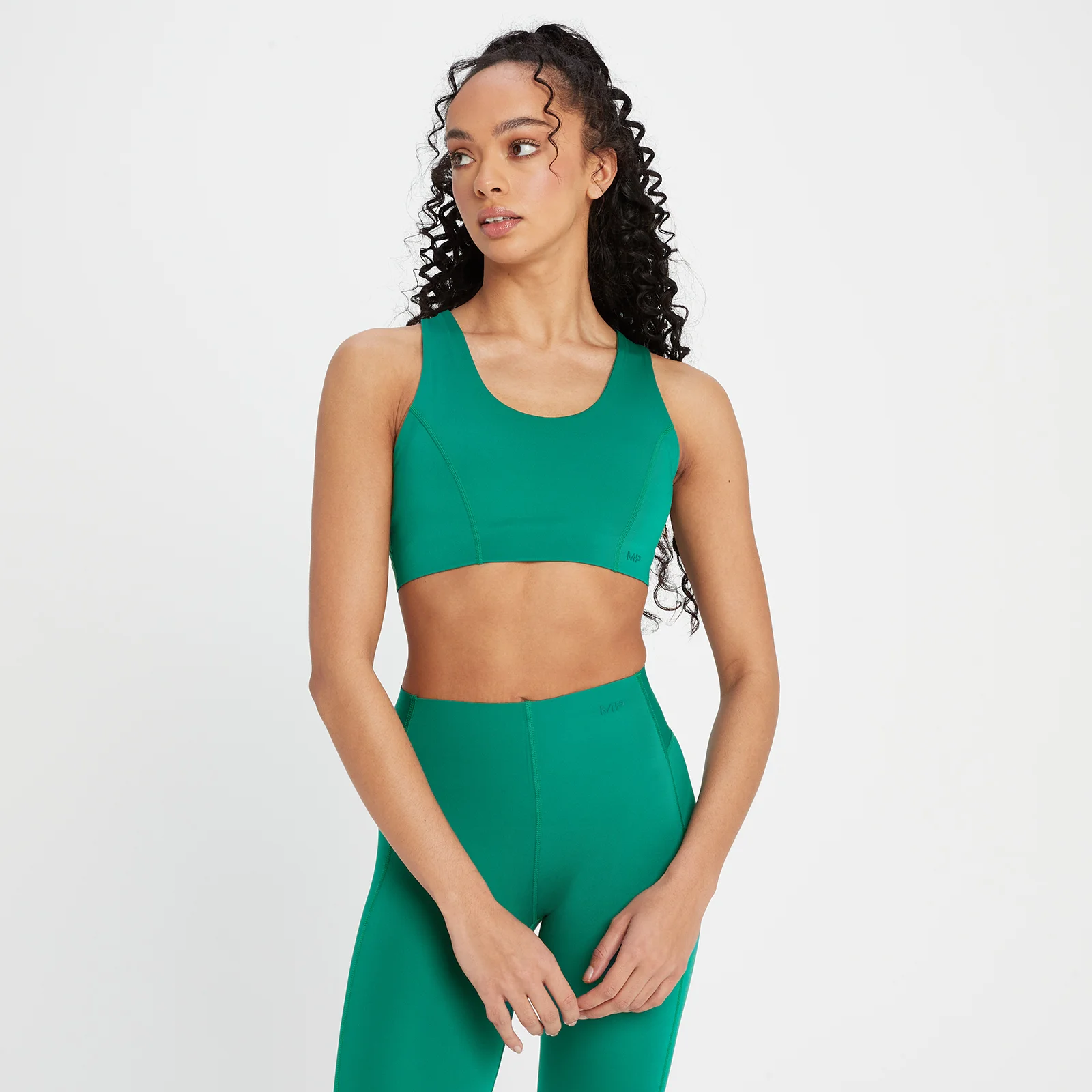 MP Women's Composure Repreve® Sports Bra - Energy Green - XXS Image 1