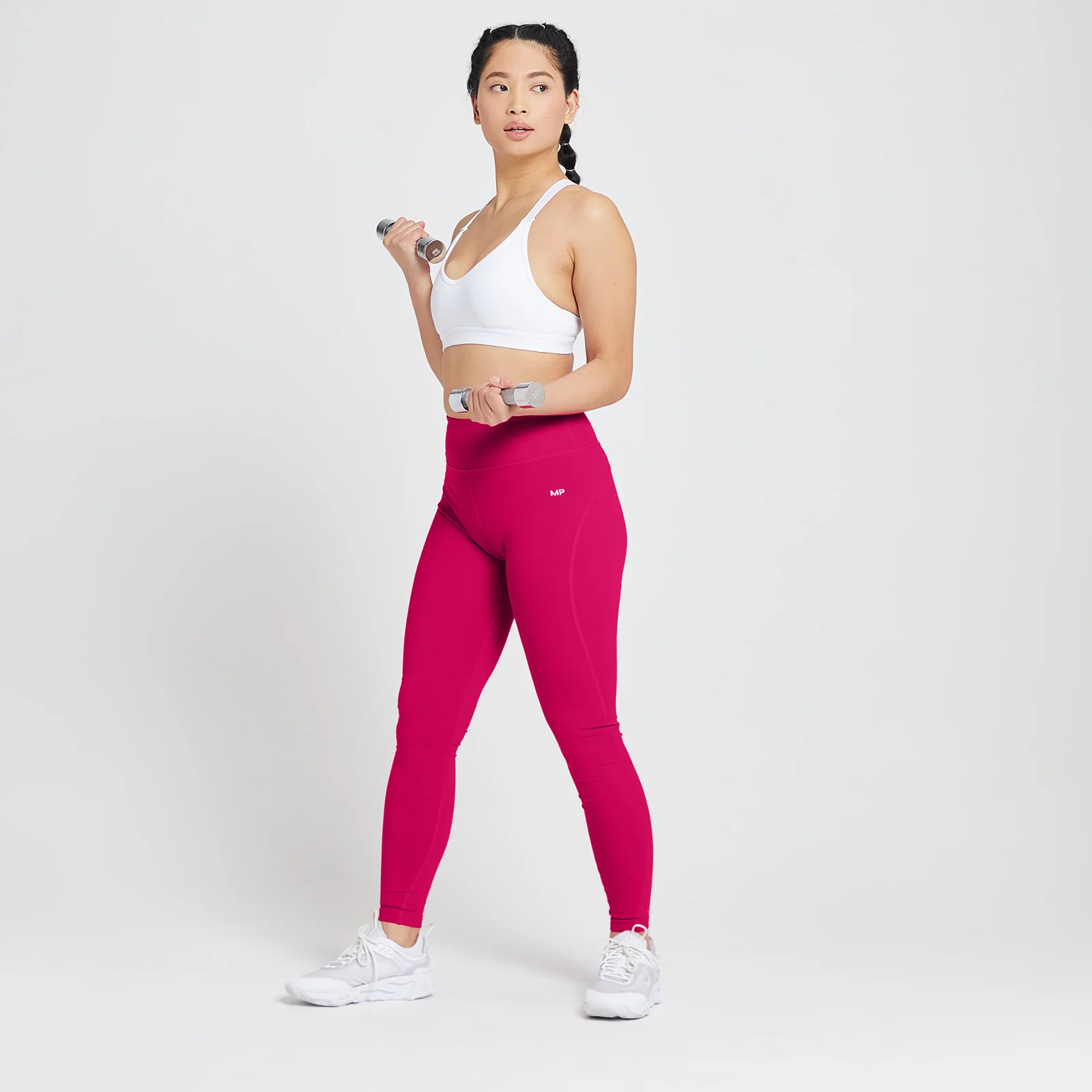 MP Women's Power Leggings - Virtual Pink - XXS Image 2