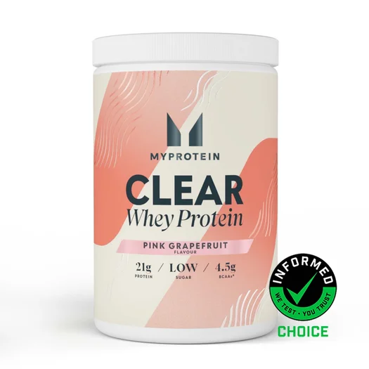 Clear Whey Protein Powder - 500g - 20servings - Pink Grapefruit