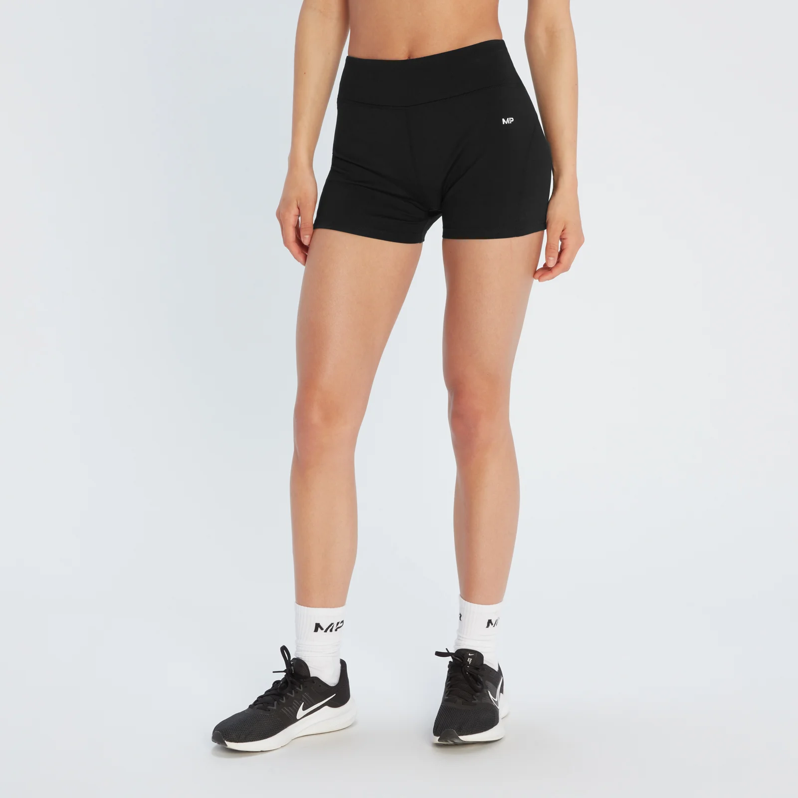 MP Women's Power Booty Shorts - Black - L Image 1