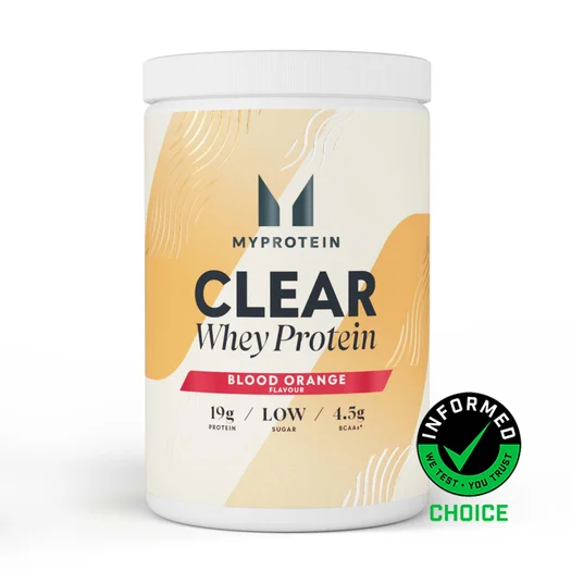 Clear Whey Protein Powder - 500g - 20servings - Blood Orange