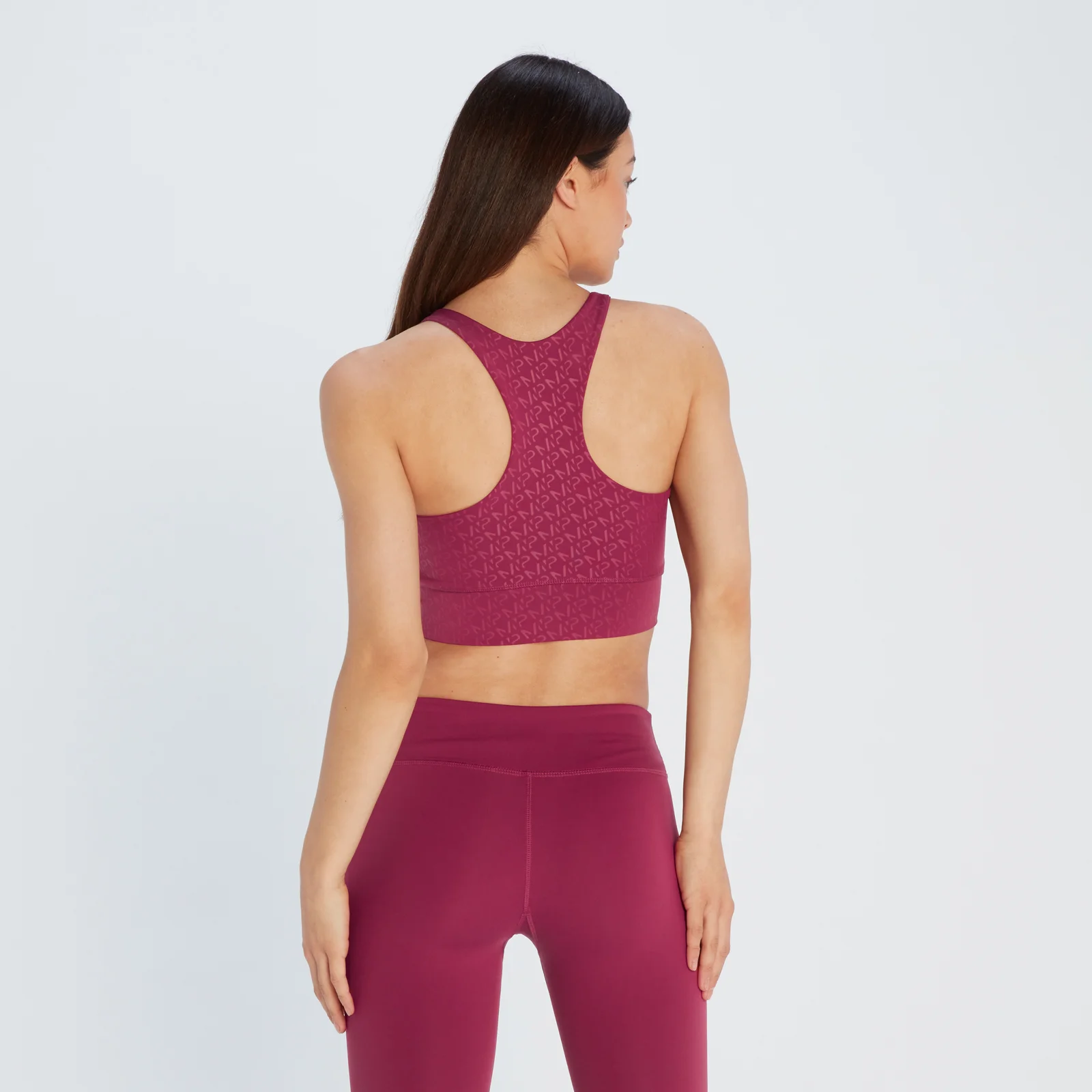 MP Women's Printed Training Bra - Plum - XXS Image 2