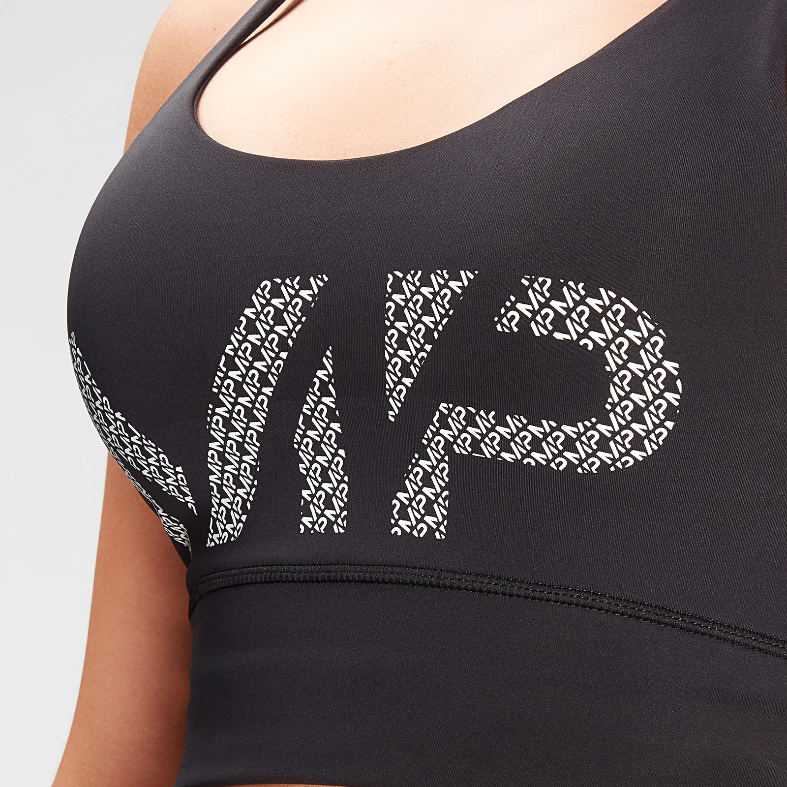 MP Women's Printed Training Bra - Black - XXS Image 5