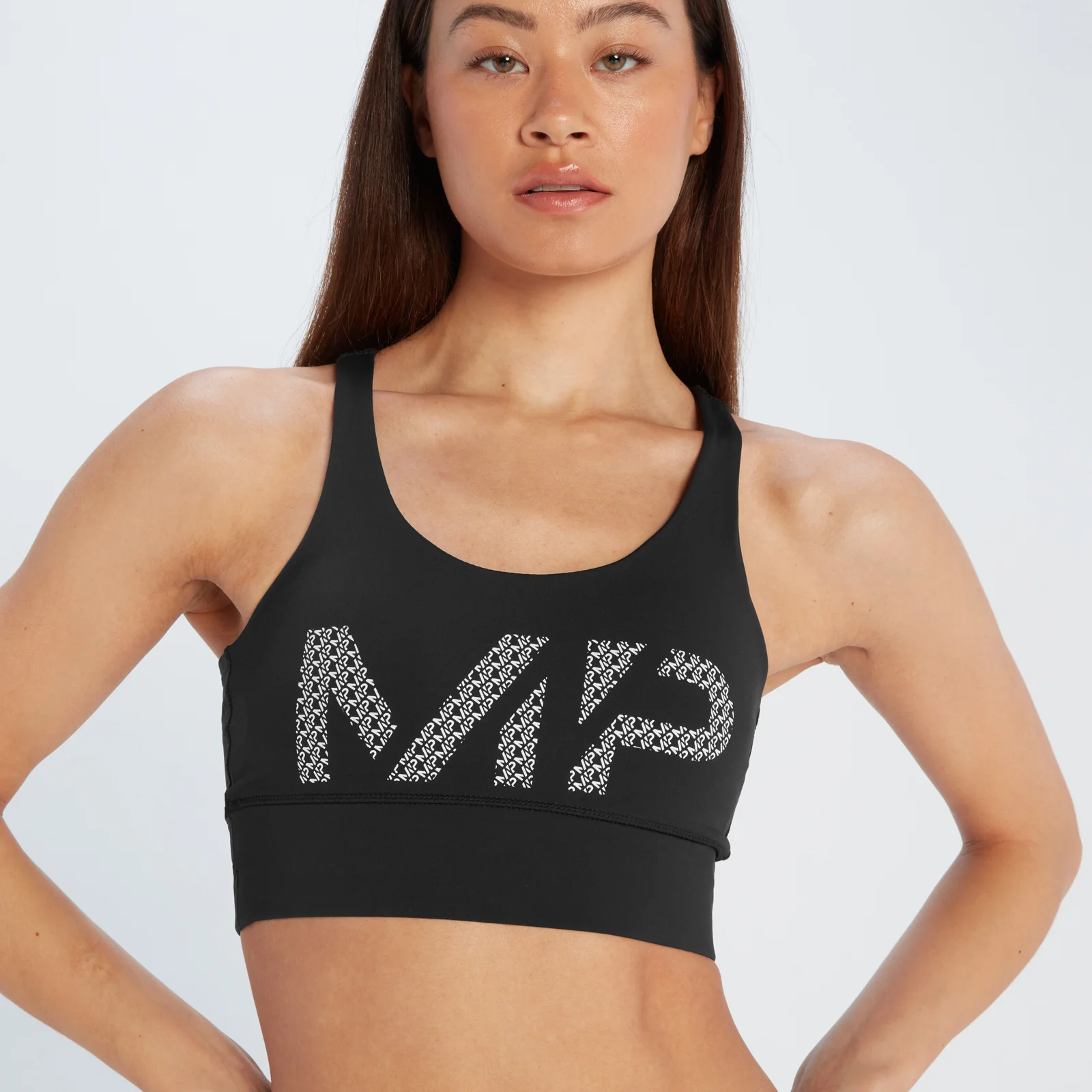 MP Women's Printed Training Bra - Black - XXS Image 3
