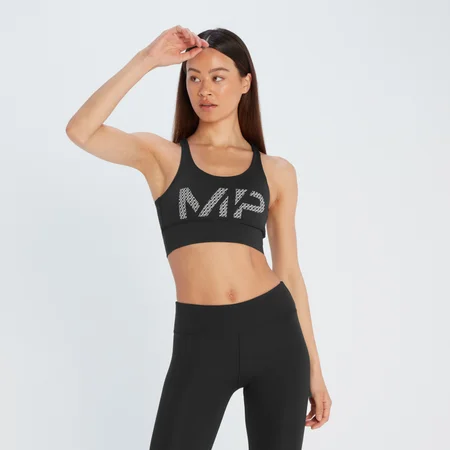 MP Women's Printed Training Bra - Black