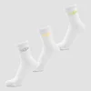 MP Women's Neon MP Logo Crew Socks (3 Pack) Butterfly/Banana/Lavender