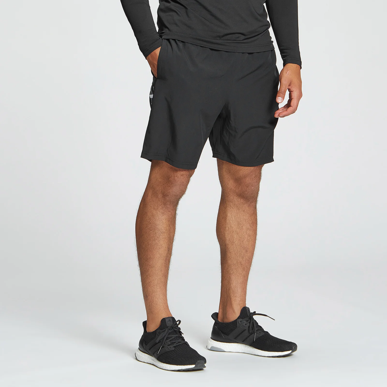 MP Men's Tempo Graphic Shorts - Black - XXS Image 1
