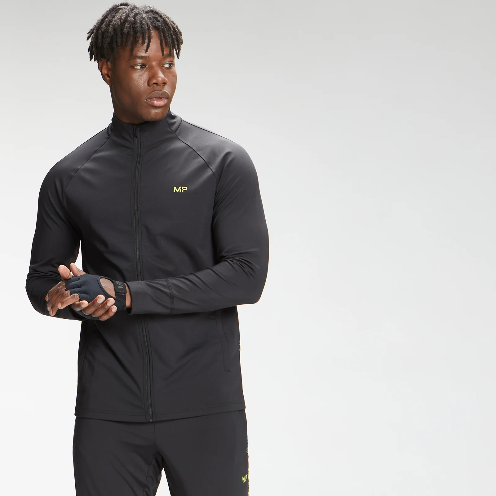 MP Men's Tempo Track Top - Black - XXS Image 1