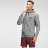 MP Men's Adapt Embroidered Hoodie - Storm Grey Marl