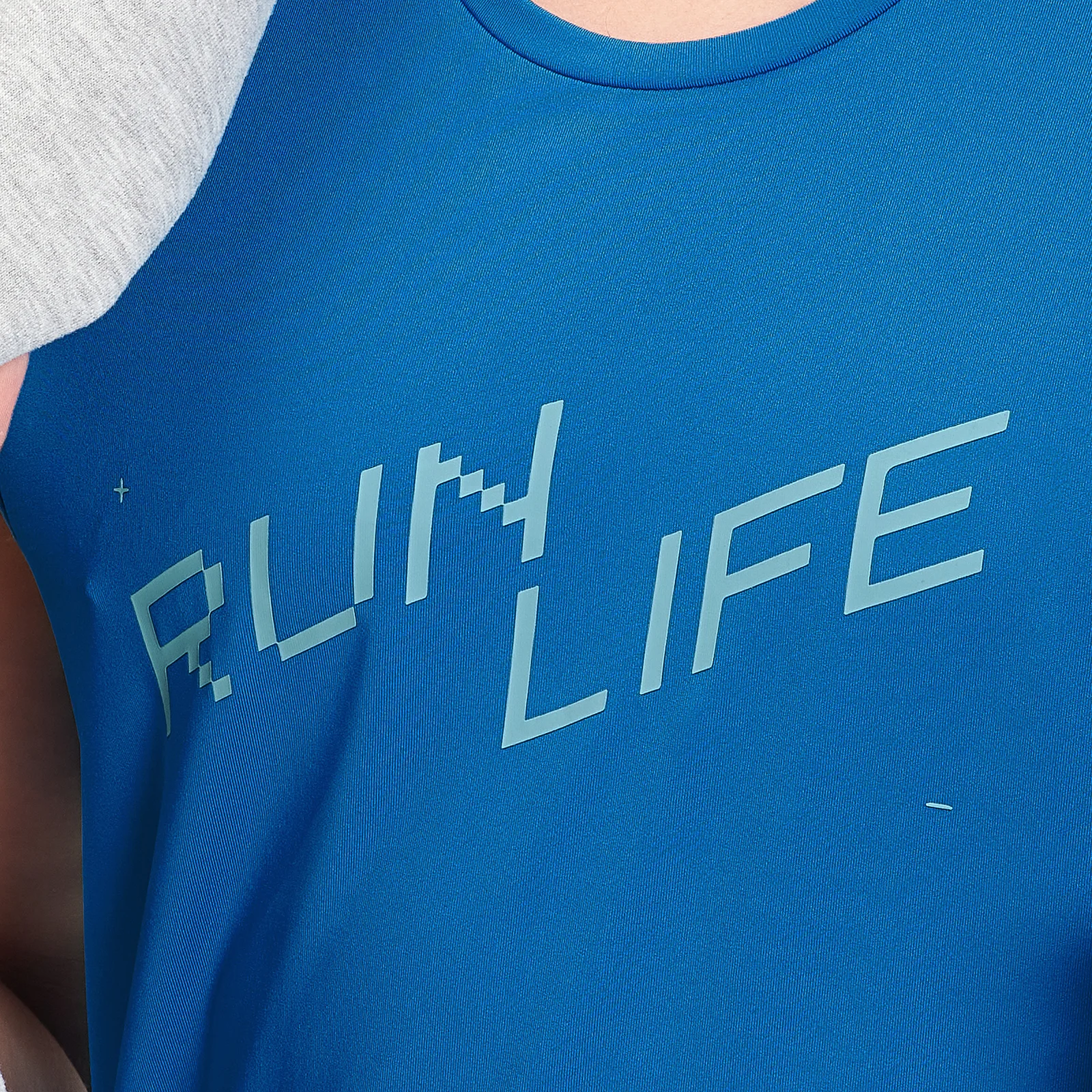 MP Men's Graphic Running Tank Top - True Blue - XS Image 4