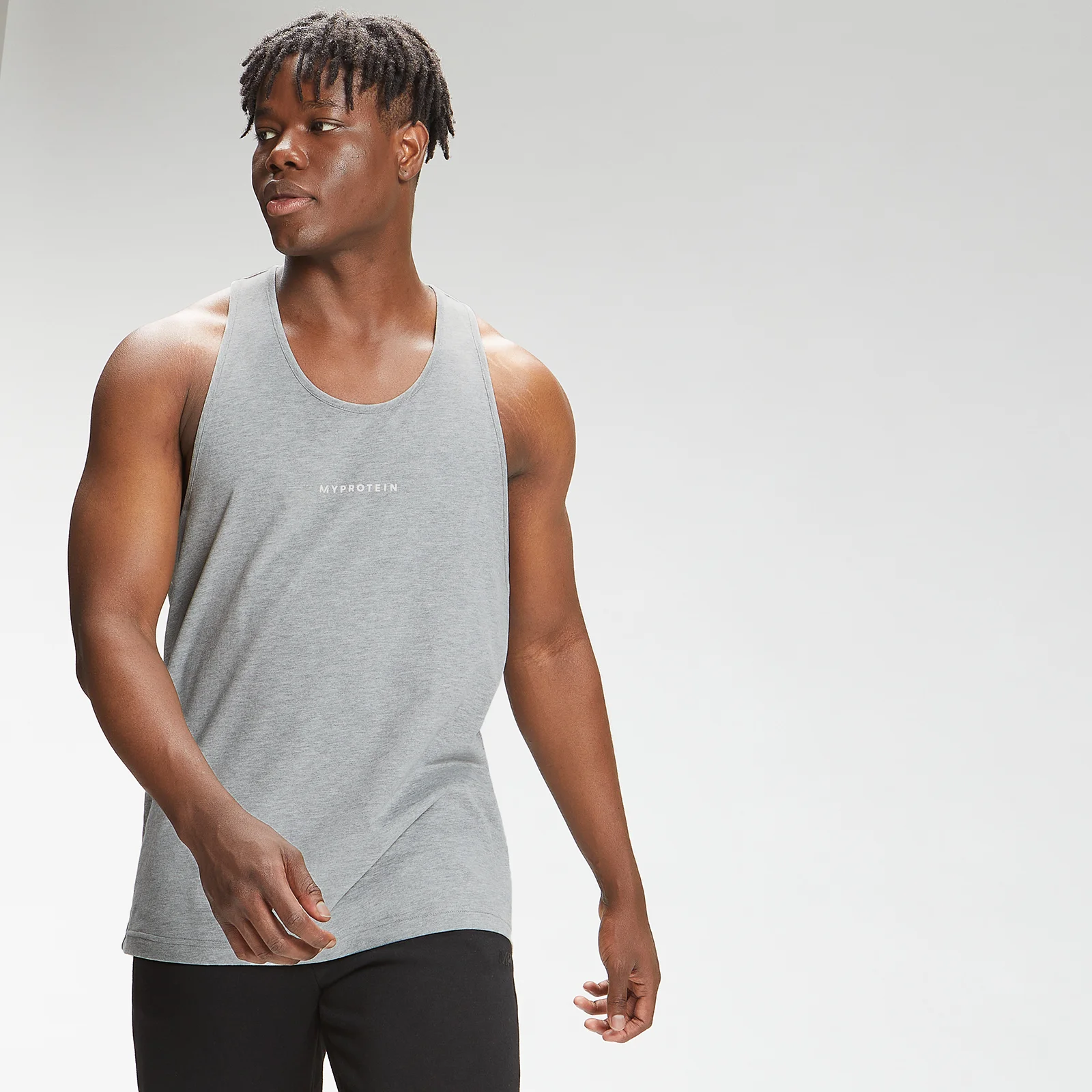 MP Men's Original Vest - Classic Grey Marl - XXS Image 1
