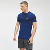 MP Men's Seamless Short Sleeve T-Shirt - Intense Blue Marl