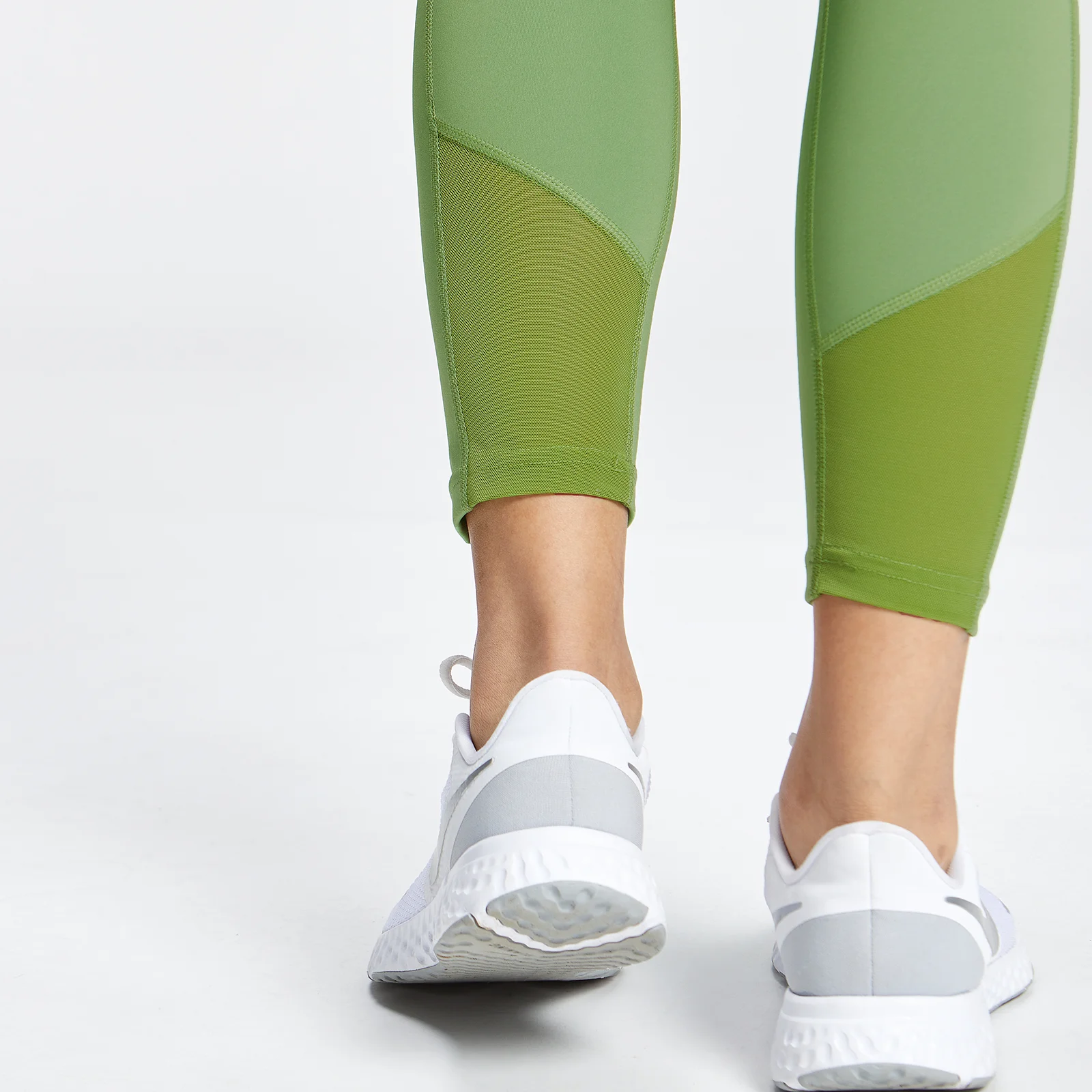 MP Women's Tempo 7/8 Repreve®Leggings - Apple Green - XS Image 5