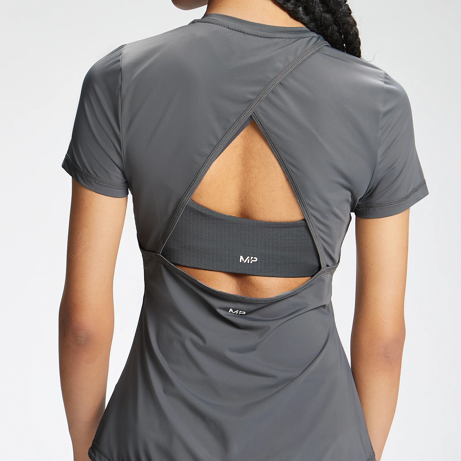 MP Women's Tempo Short Sleeve Top - Carbon - XS Image 5