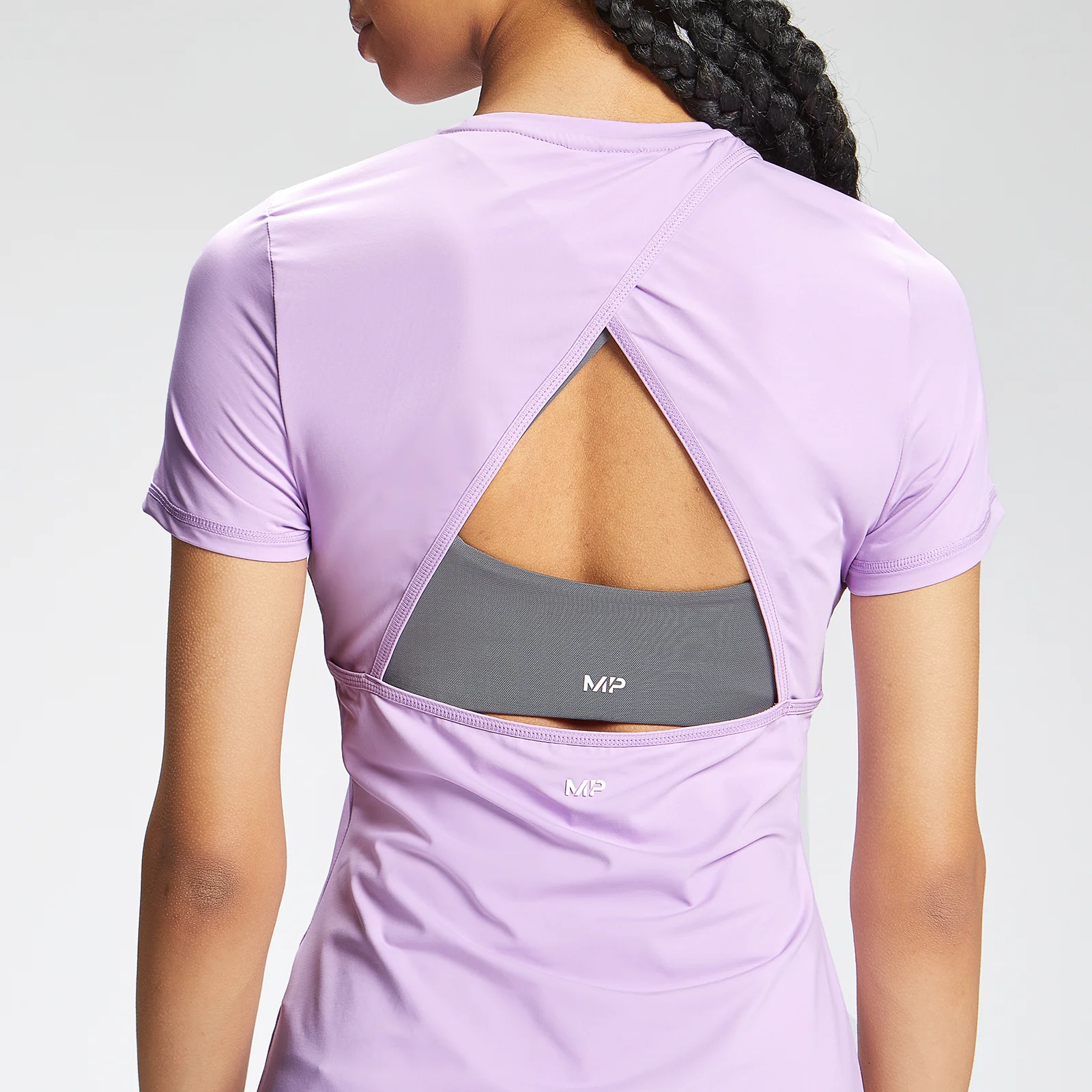 MP Women's Tempo Short Sleeve Top - Powder Purple - XS Image 3
