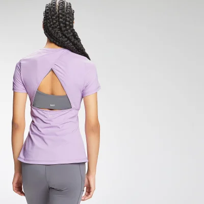 MP Women's Tempo Short Sleeve Top - Powder Purple - XS Image 6
