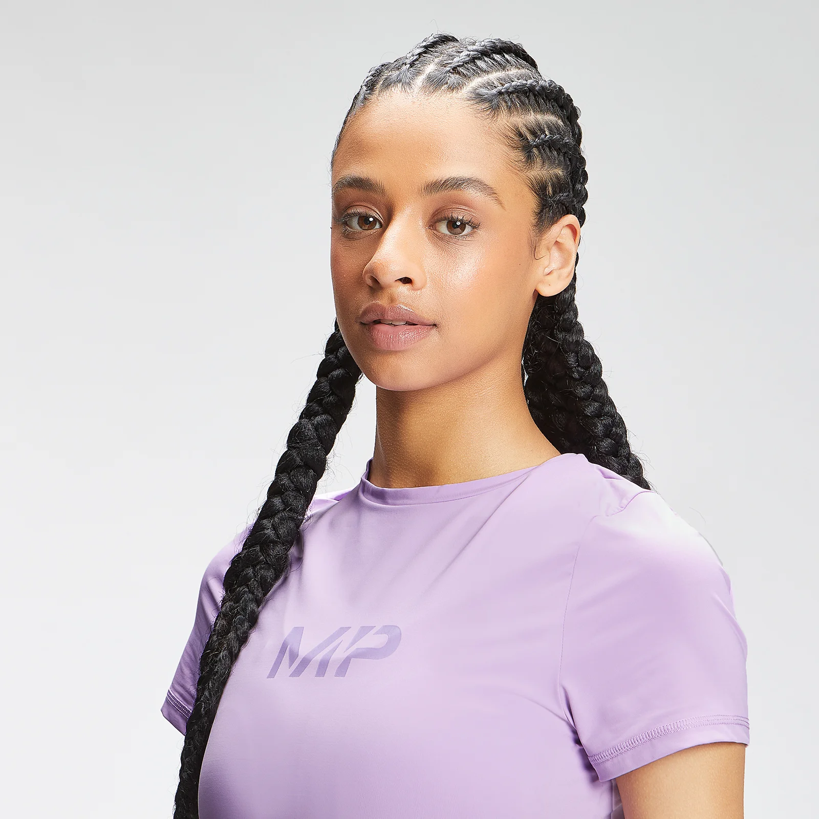 MP Women's Tempo Short Sleeve Top - Powder Purple - XS Image 4