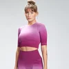 MP Women's Velocity Seamless Crop Top - Deep Pink