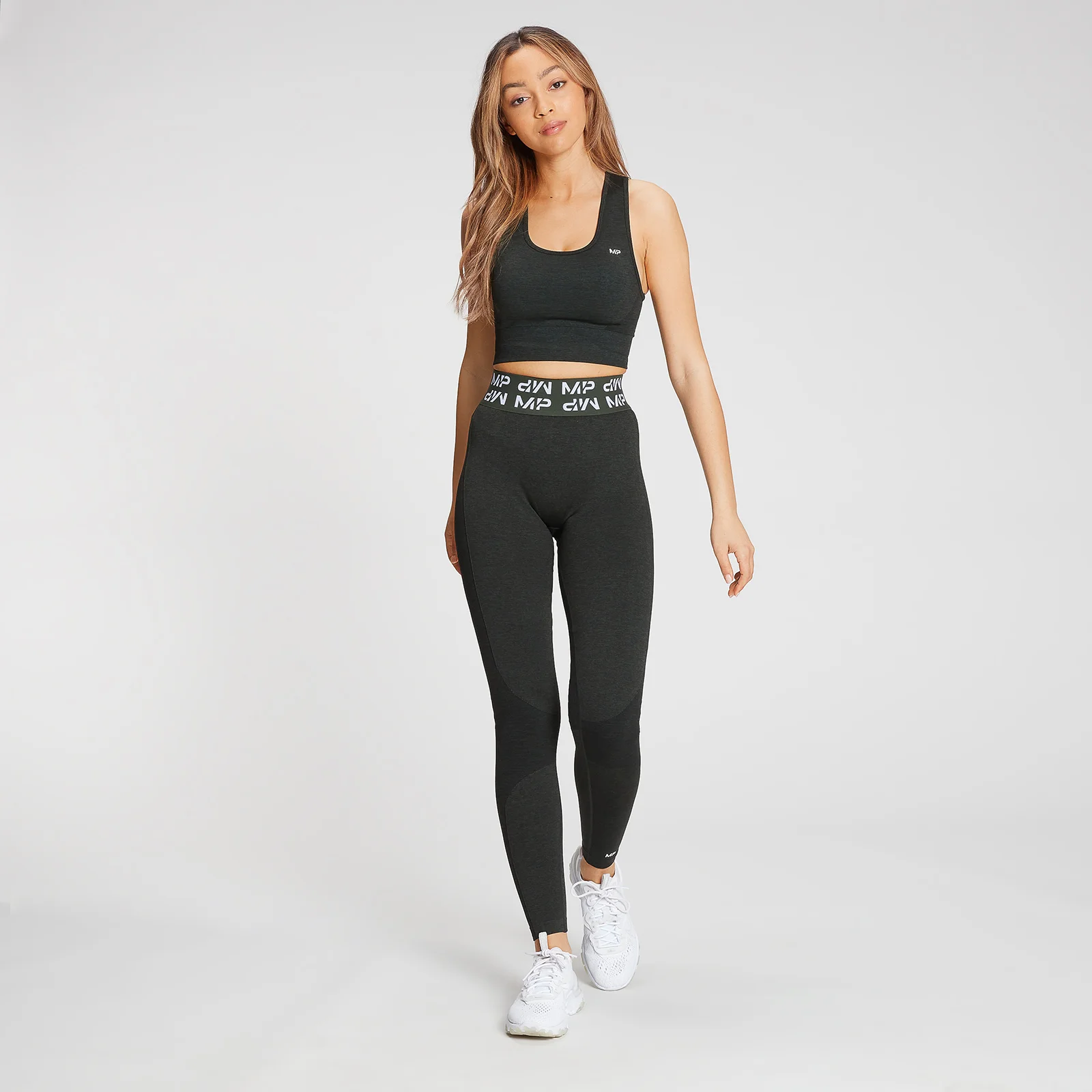 MP Curve 3/4 Leggings - Dark Vine Leaf - XS Image 3