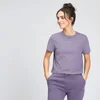 MP Women's Rest Day Women's Crop T-Shirt - Smokey Purple