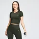 MP Women's Shape Seamless Crop Top - Vine Leaf