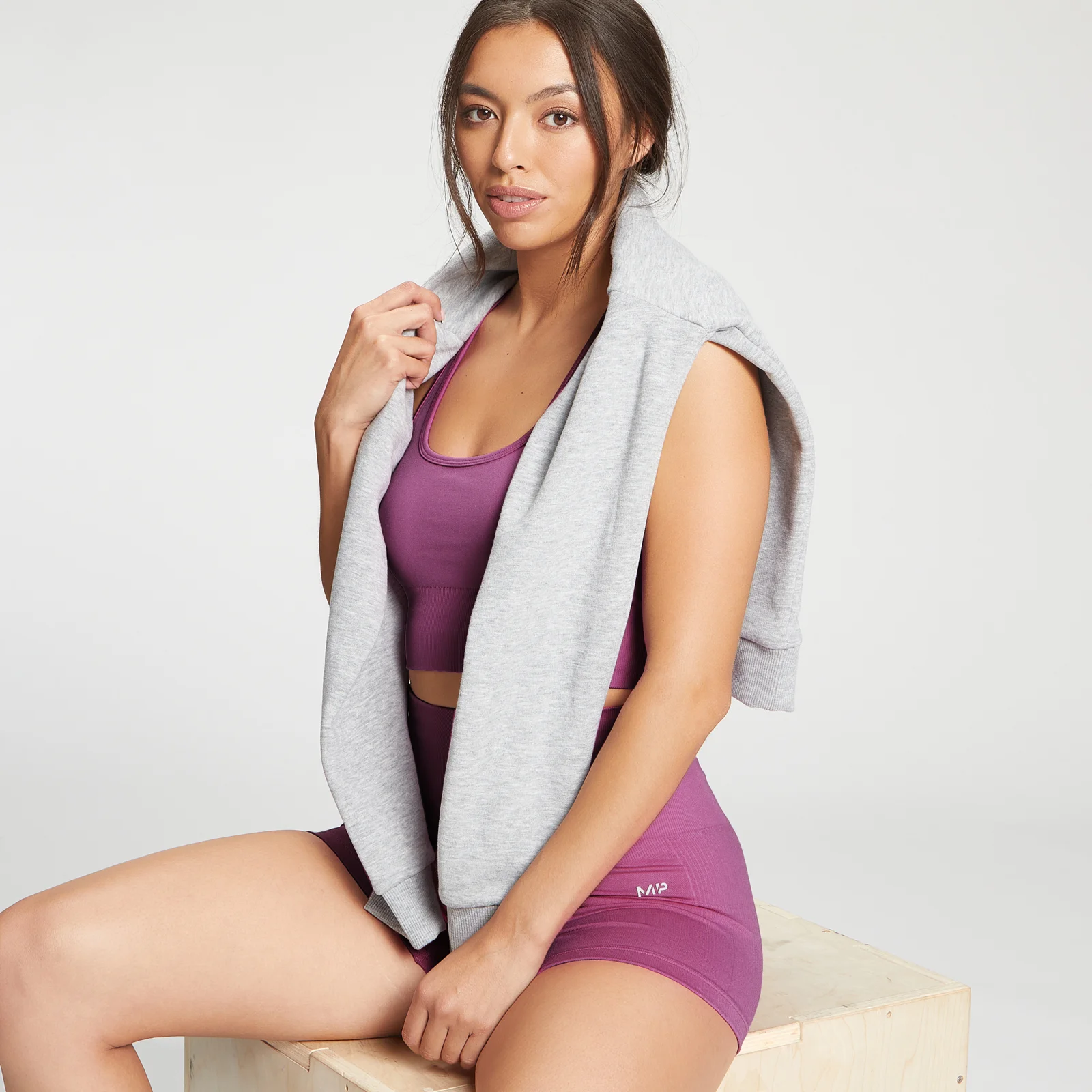 MP Women's Shape Seamless Booty Shorts - Orchid - S Image 5