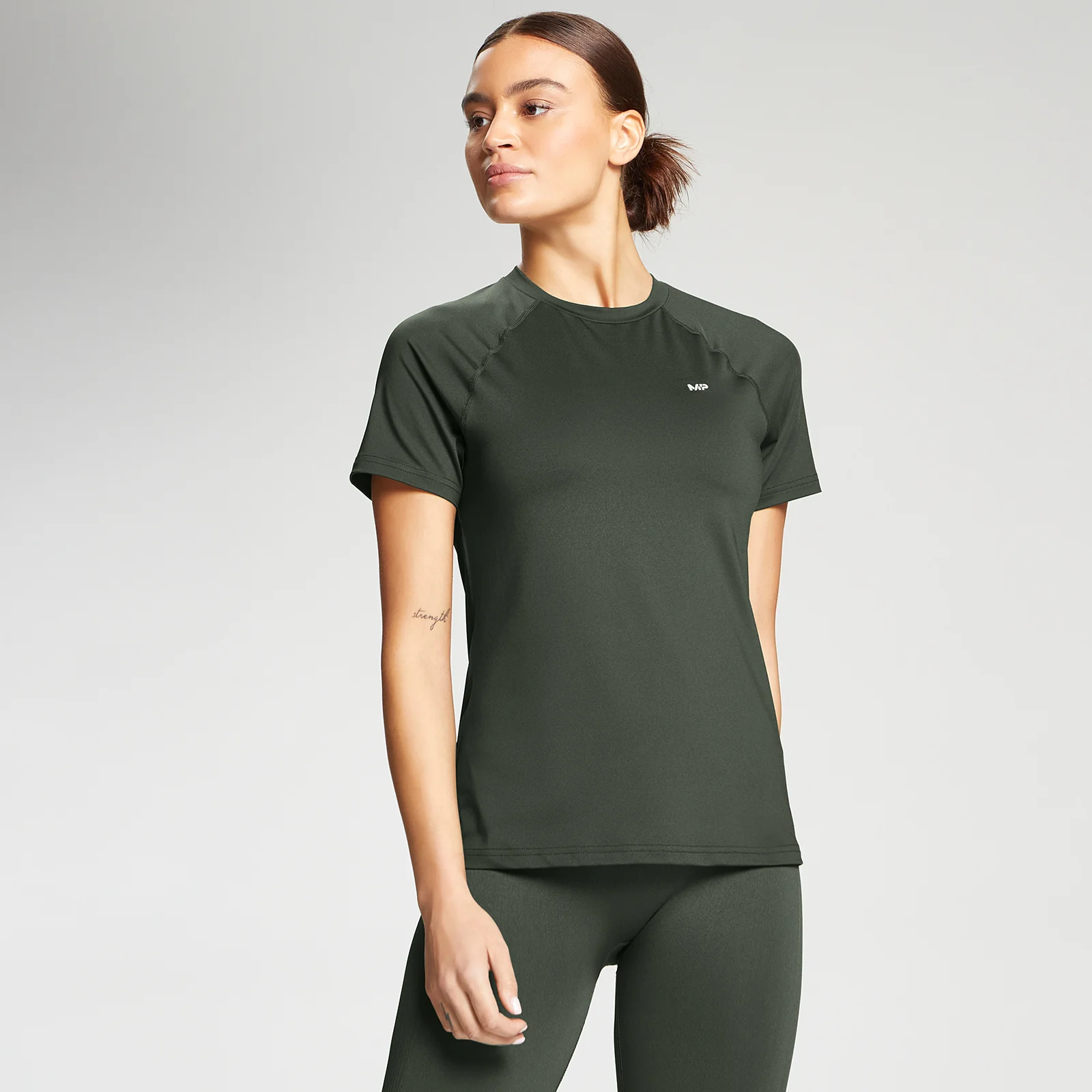 MP Women's Training T-Shirt Slim Fit - Vine Leaf - XXS Image 1