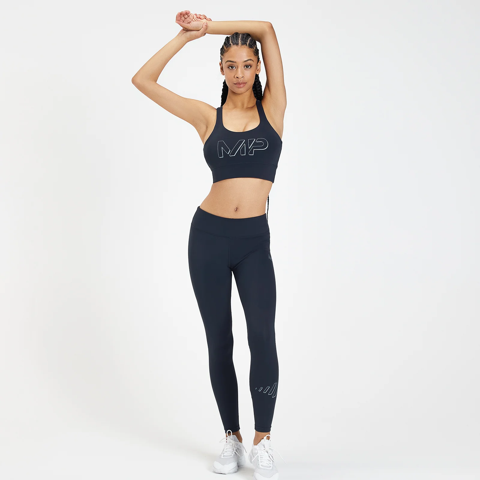 MP Women's Infinity Mark Training Sports Bra - Petrol blue - XS Image 2