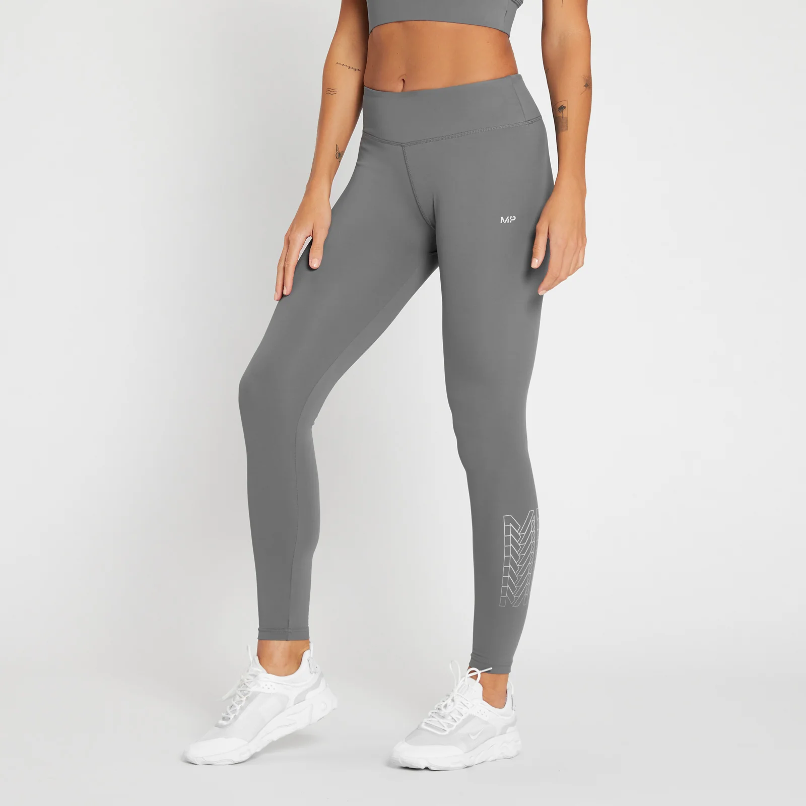 MP Women's Repeat MP Training Leggings - Carbon - XXS Image 1