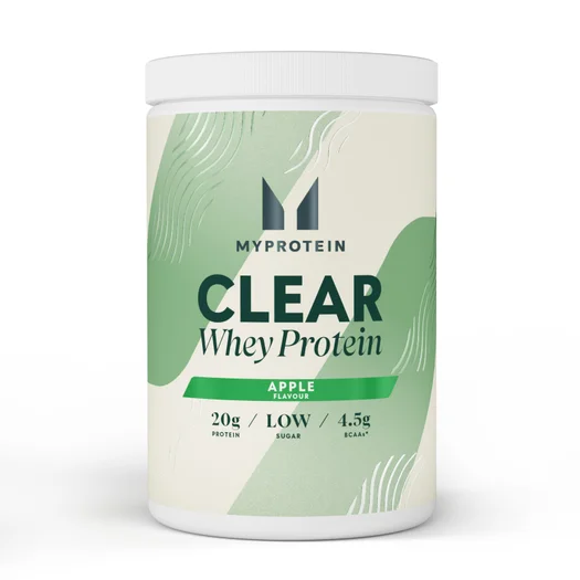 Clear Whey Protein Powder - 500g - 20servings - Apple