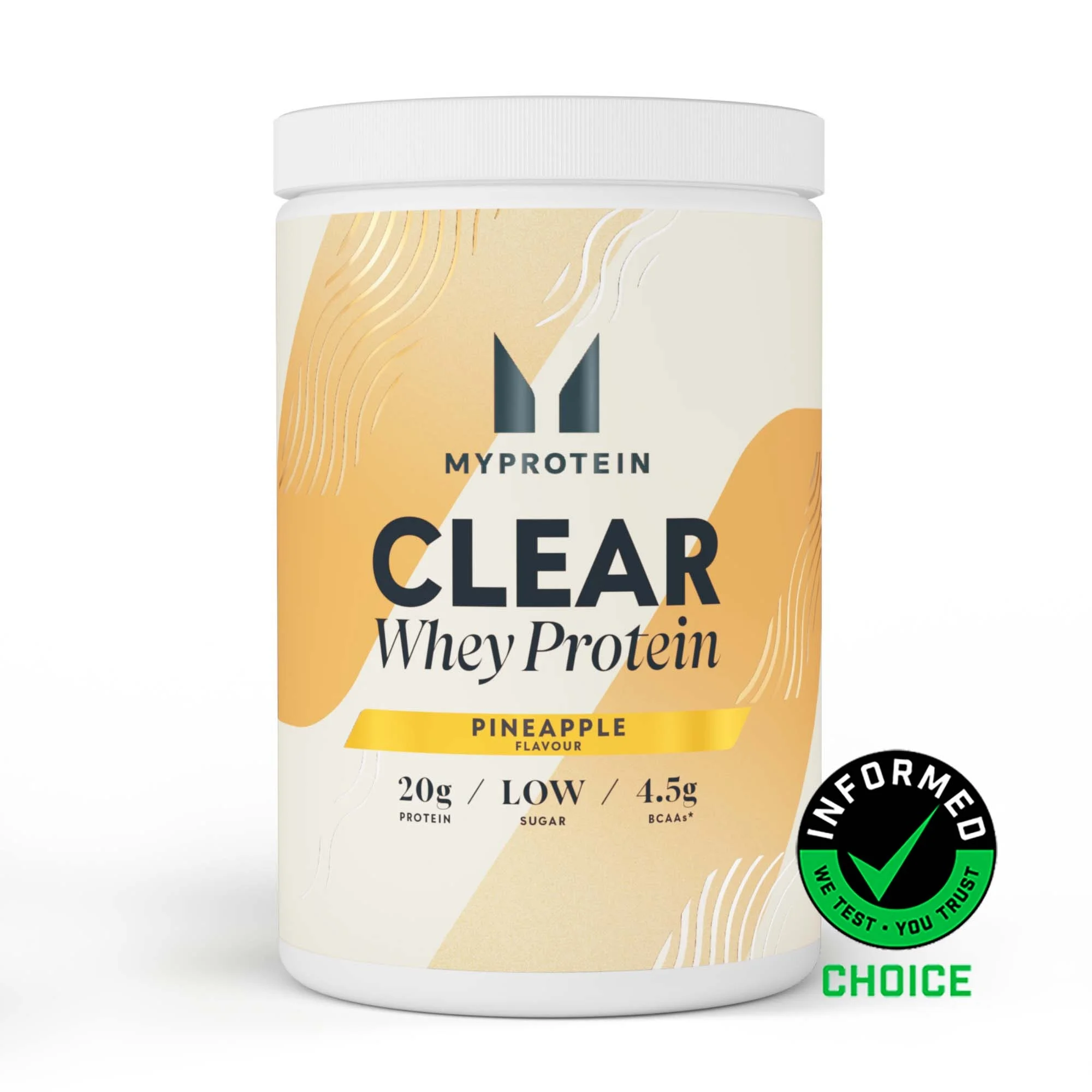 Clear Whey Protein Powder - 500g - 20servings - Pineapple Image 1