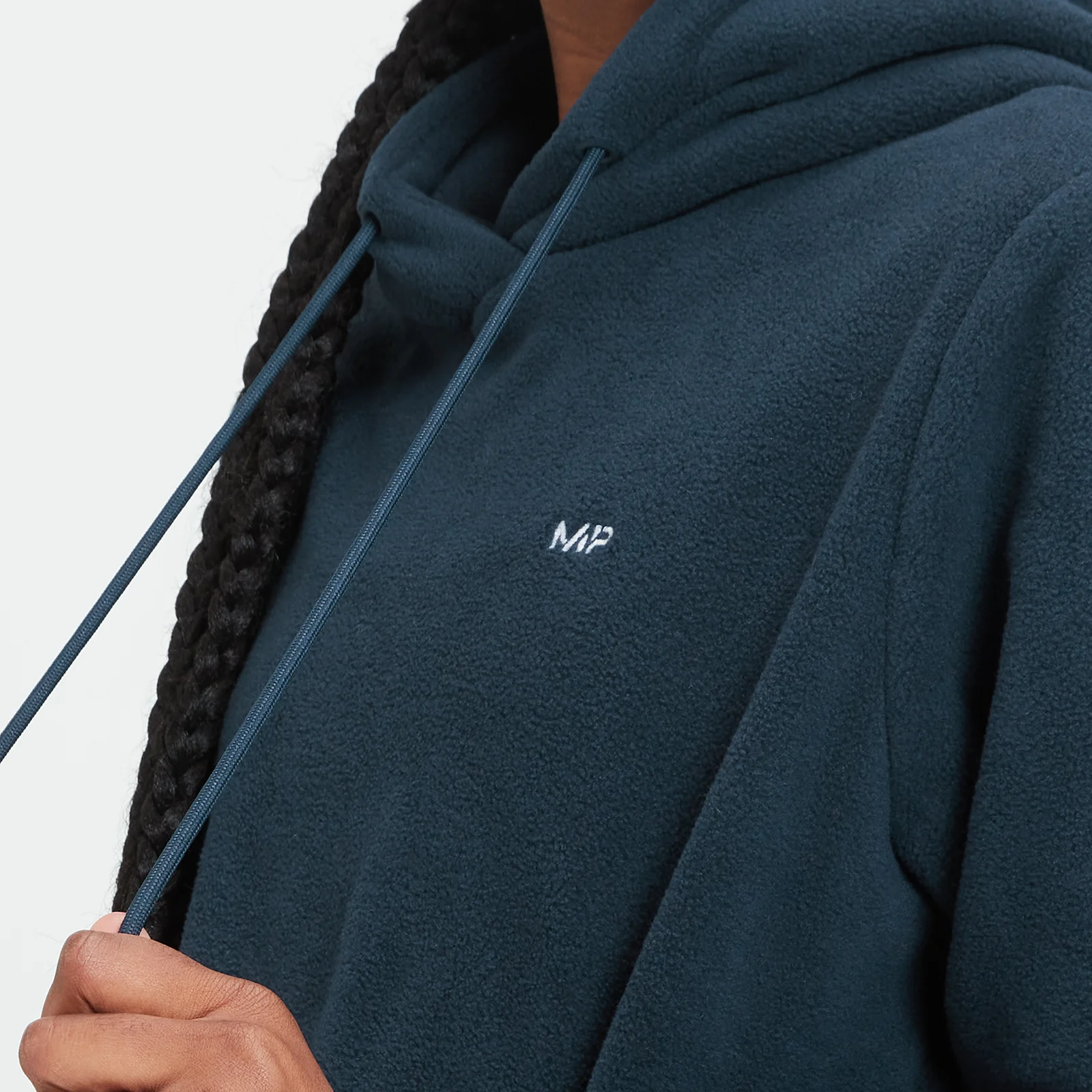MP Women's Fleece Overhead Hoodie - Navy - XXS Image 4