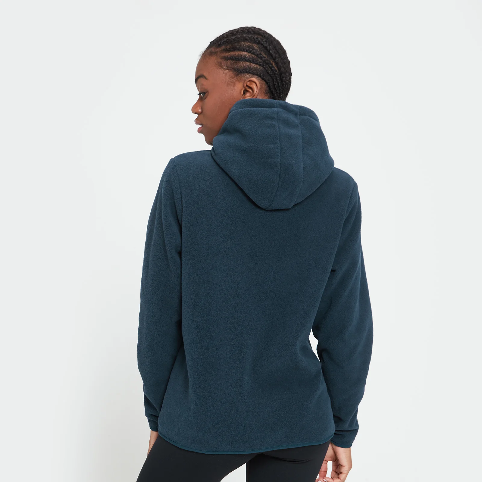 MP Women's Fleece Overhead Hoodie - Navy - XXS Image 3