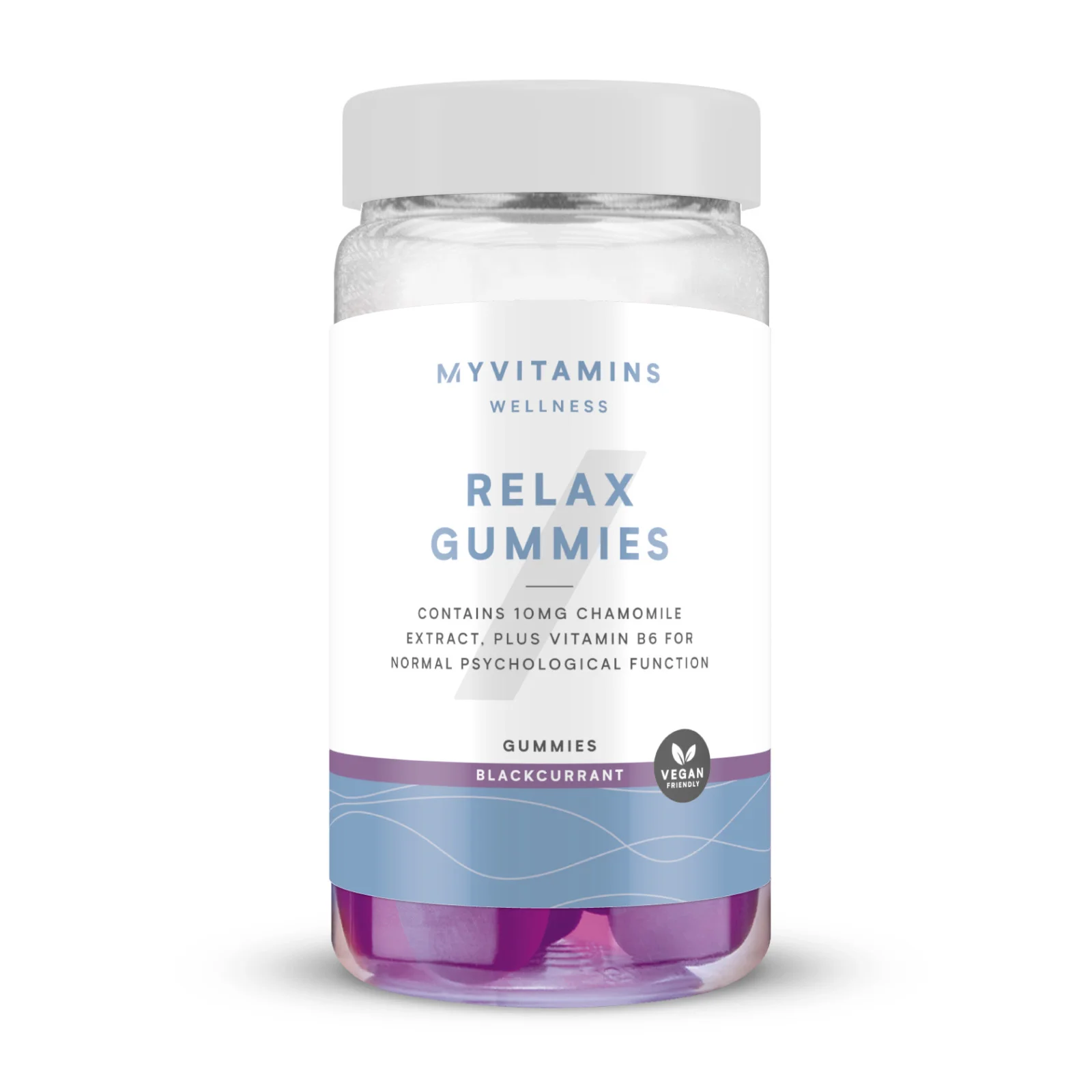 Relax Gummies - 60gummies - Blackcurrant Image 1