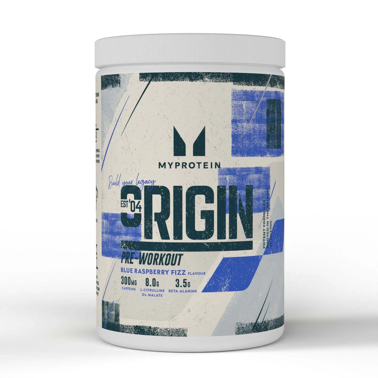 Origin Pre-Workout (Alpha) - 30servings - Blue Raspberry Fizz Image 1