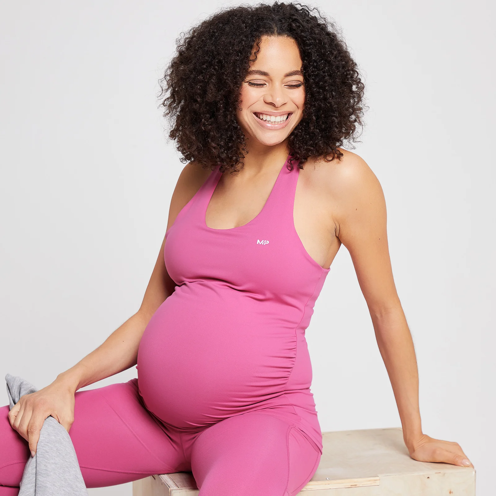 MP Women's Power Maternity Vest - Sangria - XXS Image 4