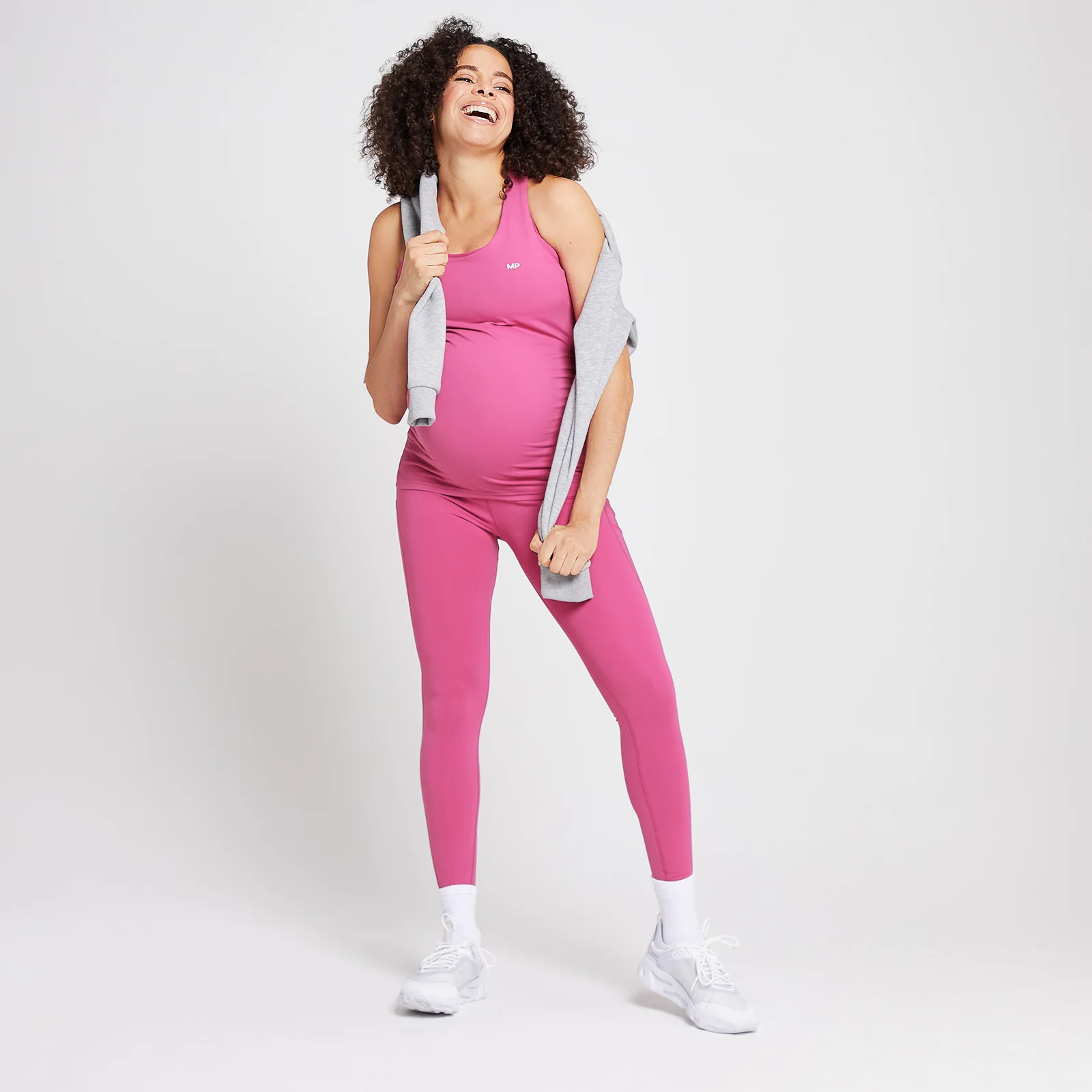 MP Women's Power Maternity Vest - Sangria - XXS Image 2