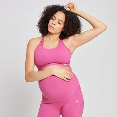 MP Women's Power Maternity/ Nursing Sports Bra - Sangria