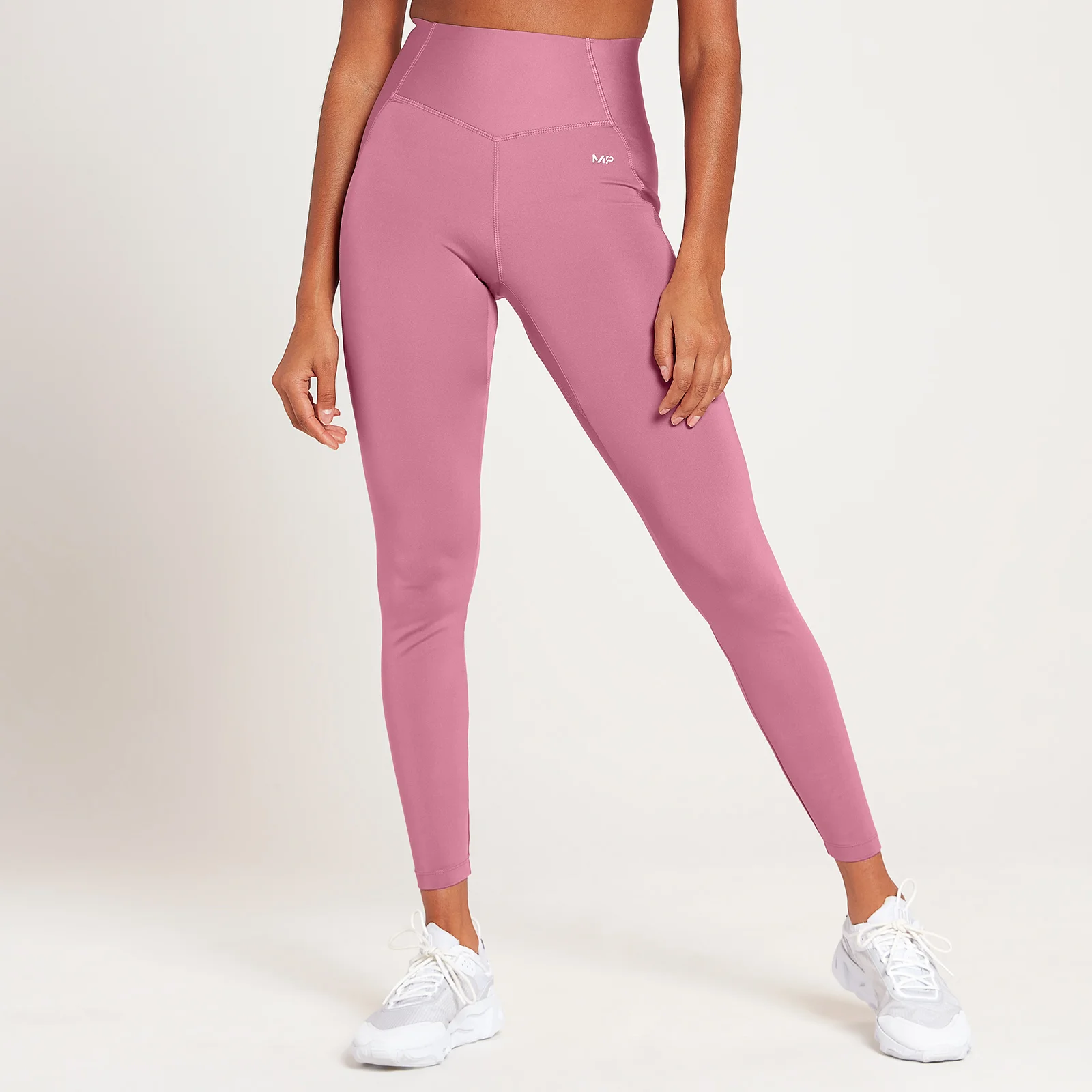 MP Women's Sculpt Laser Cut Leggings - Mauve - XXS Image 1