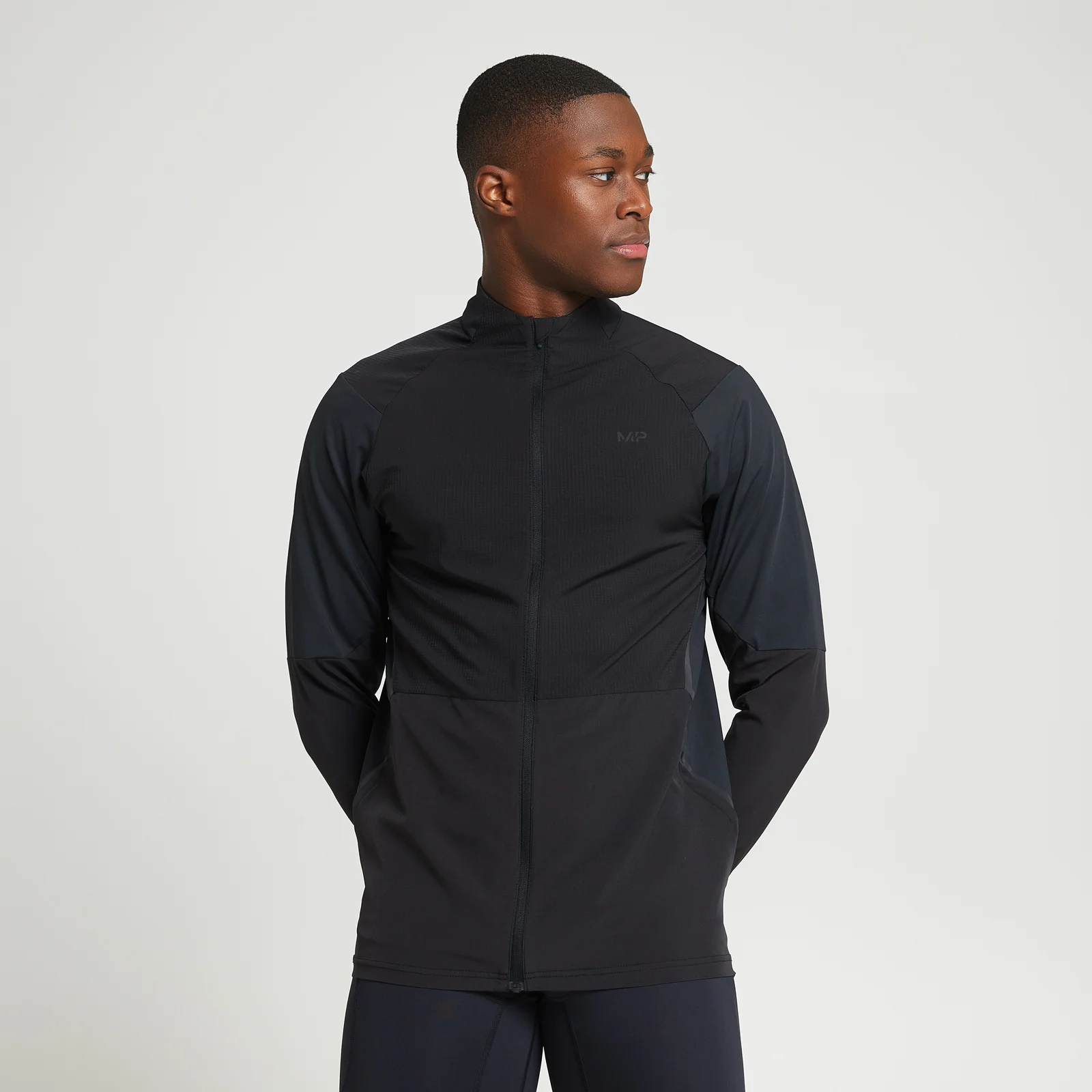 MP Men's Velocity Ultra Track Top - Black - XXS Image 1