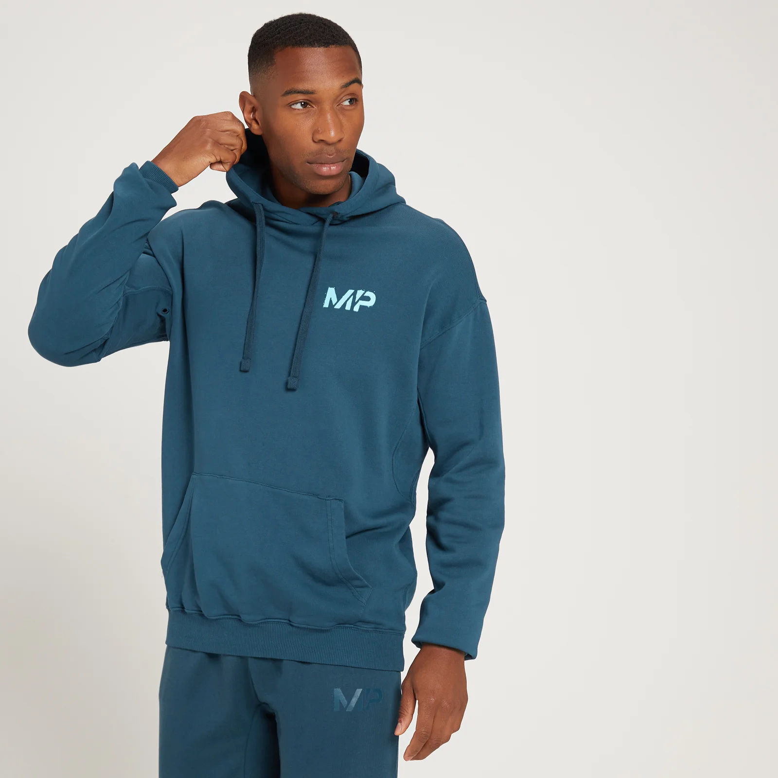 MP Men's Adapt Washed Hoodie - Dust Blue - XXS Image 1