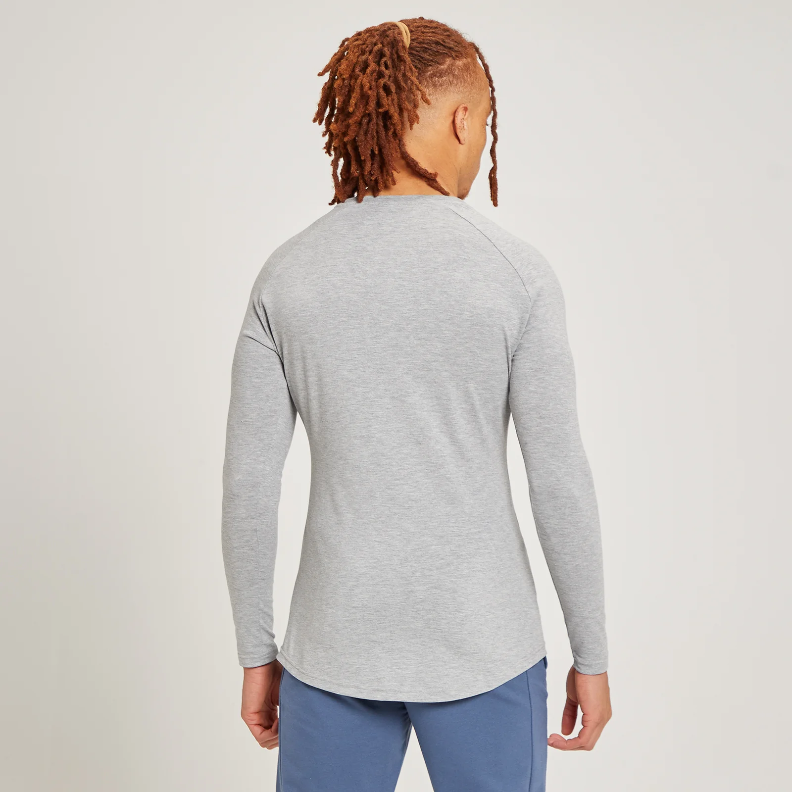 MP Men's Form Long Sleeve Top - Storm Marl - XS Image 3