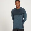 MP Men's Seamless Long Sleeve Top - Ice Blue Marl