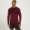 MP Men's Seamless Long Sleeve Top - Scarlet Marl