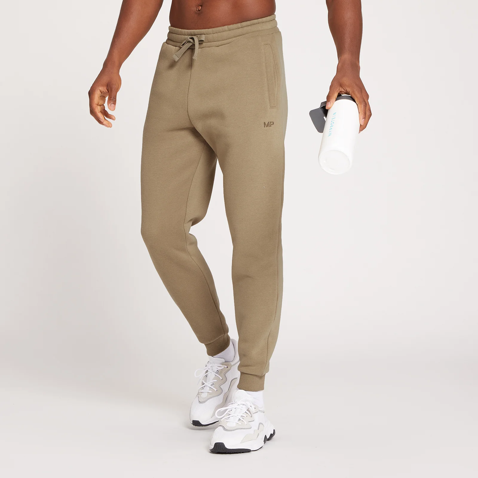 MP Men's Repeat MP Graphic Joggers - Taupe - XXS Image 1