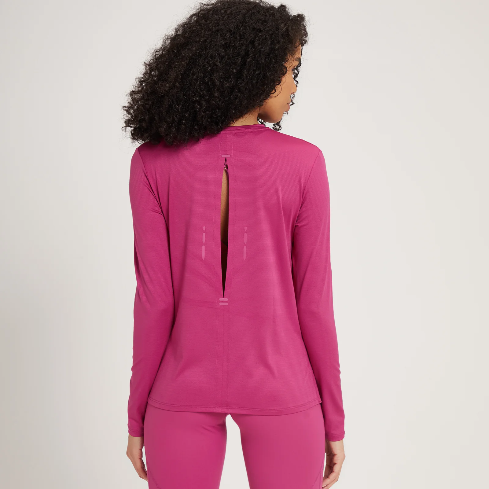 MP Women's Power Ultra Long Sleeved T-Shirt - Sangria - XXS Image 3