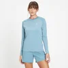 MP Women's Run Life Training Long Sleeve T-Shirt - Stone Blue/ White