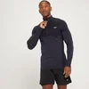 MP Men's Seamless 1/4 Zip - Black Marl