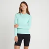 MP Women's Performance Long Sleeve Training T-Shirt - Arctic Blue Marl with White Fleck
